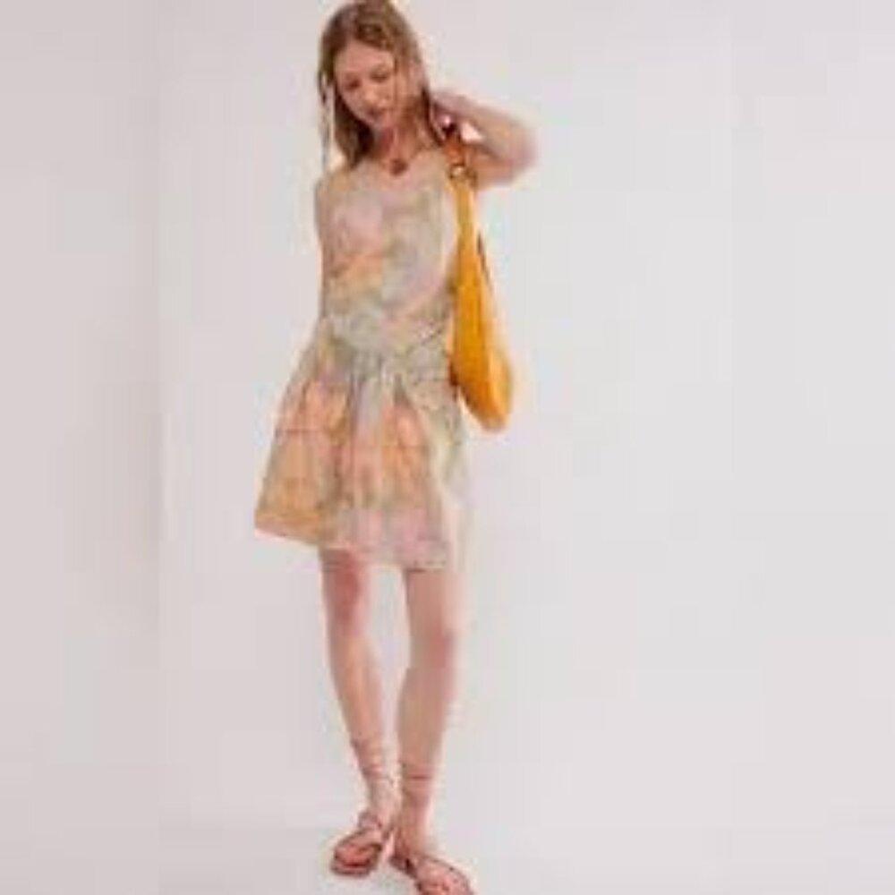 NWT: Free People Deserted Island Mini Dress Size Small - Picture 3 of 9